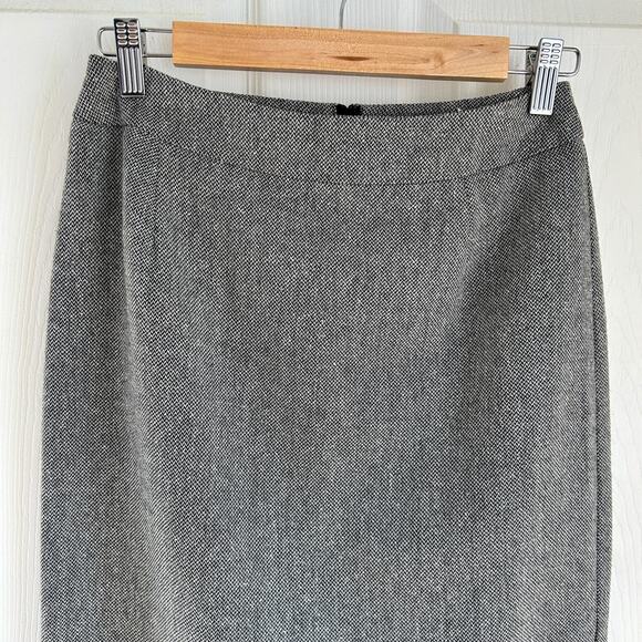 Vintage Black and White Tweed Wool Blend Column Skirt Size Small | Vintage Liz - Picture 2 of 5
